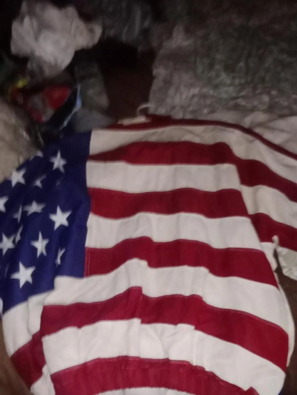 American Flag Zip-Up Jacket - Stars & Stripes